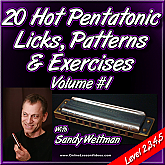 20 Hot Pentatonic Licks, Patterns, & Exercises for Harmonica