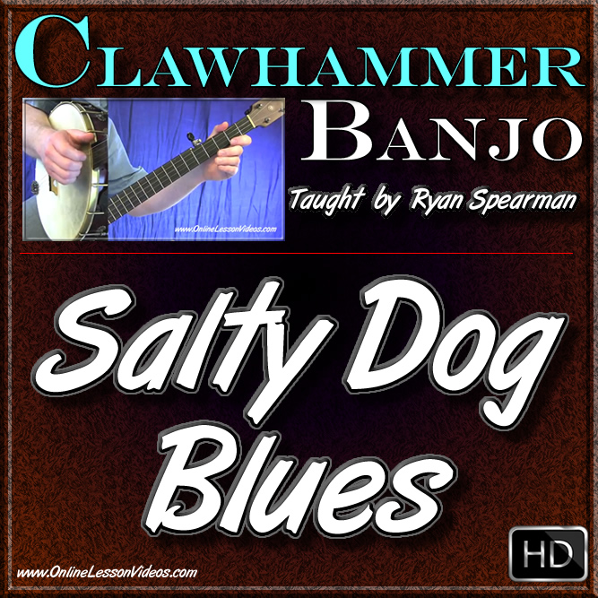 Learn to Play - Salty Dog Blues - Bluegrass Banjo 